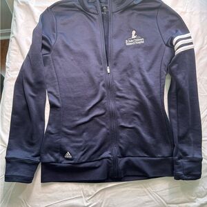 Adidas Dark Blue Women's Zip-Up Jacket